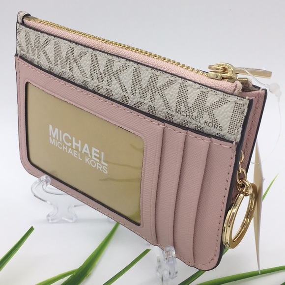 Jet Set Travel Sm TZ Coinpouch W ID Leather Blosso - Picture 4 of 8